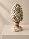 PIÑA DECORATIVA EN TERRACOTA PATINADA