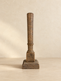 BOUGEOIR INDIEN EN BOIS DE RÉCUPÉRATION XIXe S. V-1