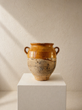 VASIJA FRANCESA PARA CONFIT EN TERRACOTA ESMALTADA S.XIX