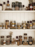 COLLECTION OF 19TH-CENTURY BLOWN GLASS PHARMACY JARS