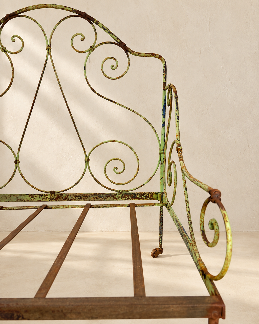 PAIRE DE BANC-JARDIN Pliants FRANÇAIS, C. 1900