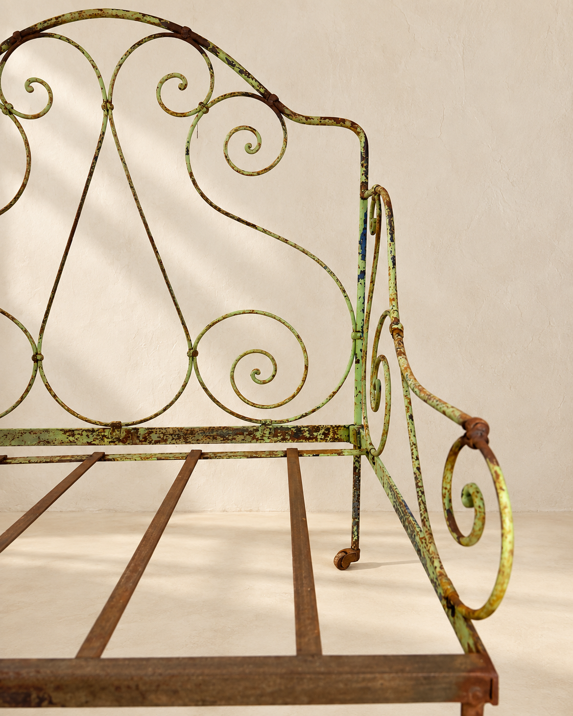 PAIRE DE BANC-JARDIN Pliants FRANÇAIS, C. 1900