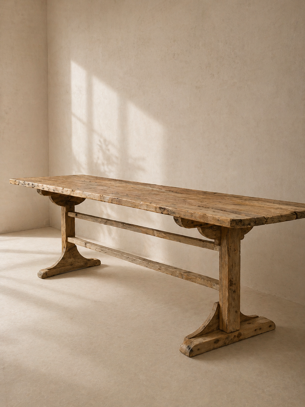 MESA DE GRANJA ARTESANAL FRANCESA C.1900