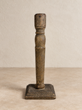 CANDELERO INDIO EN MADERA RECUPERADA S.XIX. V-9
