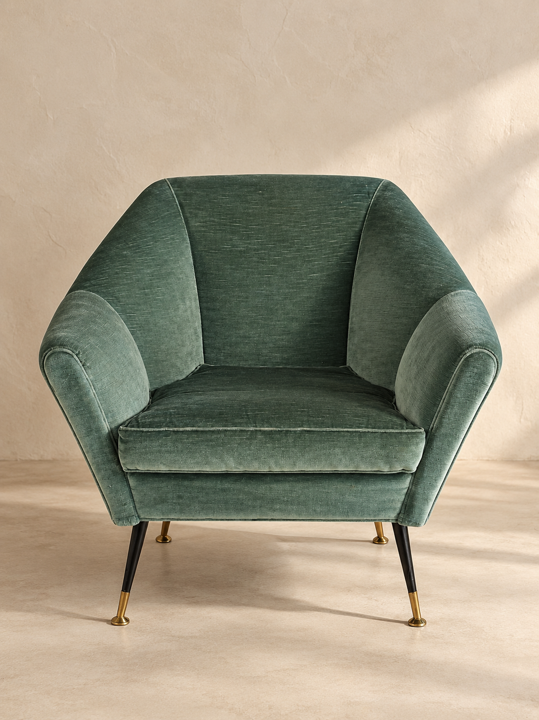 PAIRE DE FAUTEUILS ITALIENS MID-CENTURY, ANNÉES 50