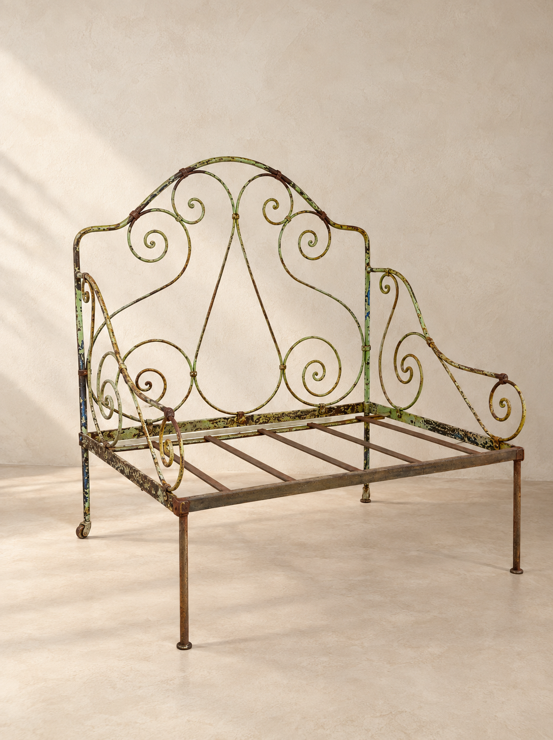 PAIRE DE BANC-JARDIN Pliants FRANÇAIS, C. 1900
