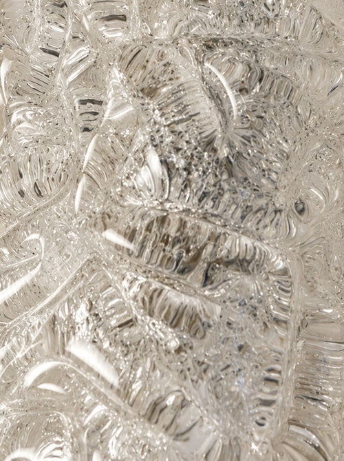 APPLIQUÉE DE STYLE HILLEBRAND EN EISGLAS, ANNÉES 70