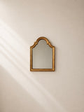 PETIT MIROIR FRANÇAIS FEUILLES D'OR XIXE SIÈCLE