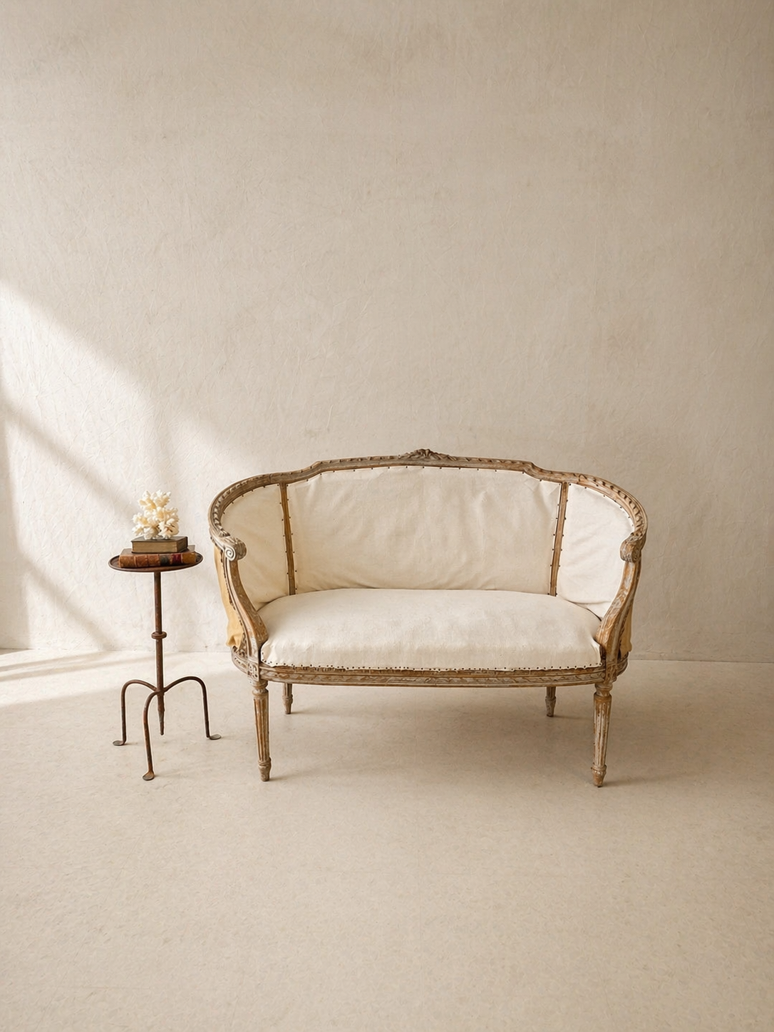 CANAPÉ FRANCÉS LOUIS XVI S.XIX