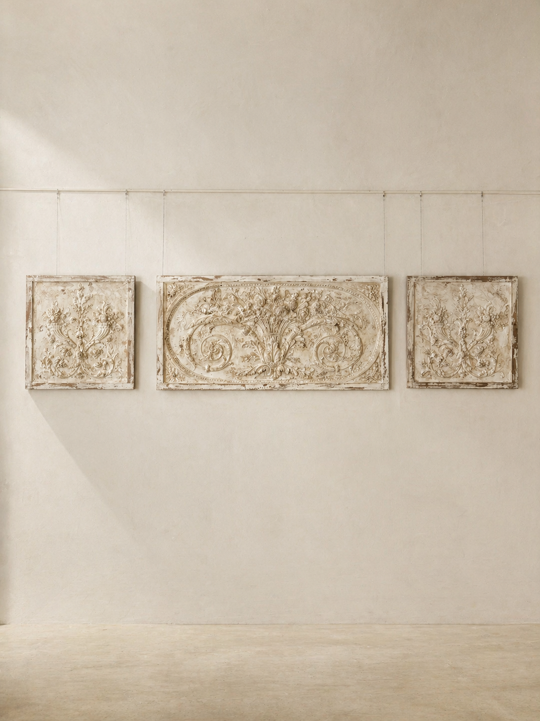 NEOCLASSICAL PLASTER PANEL, FRANCE C.1900