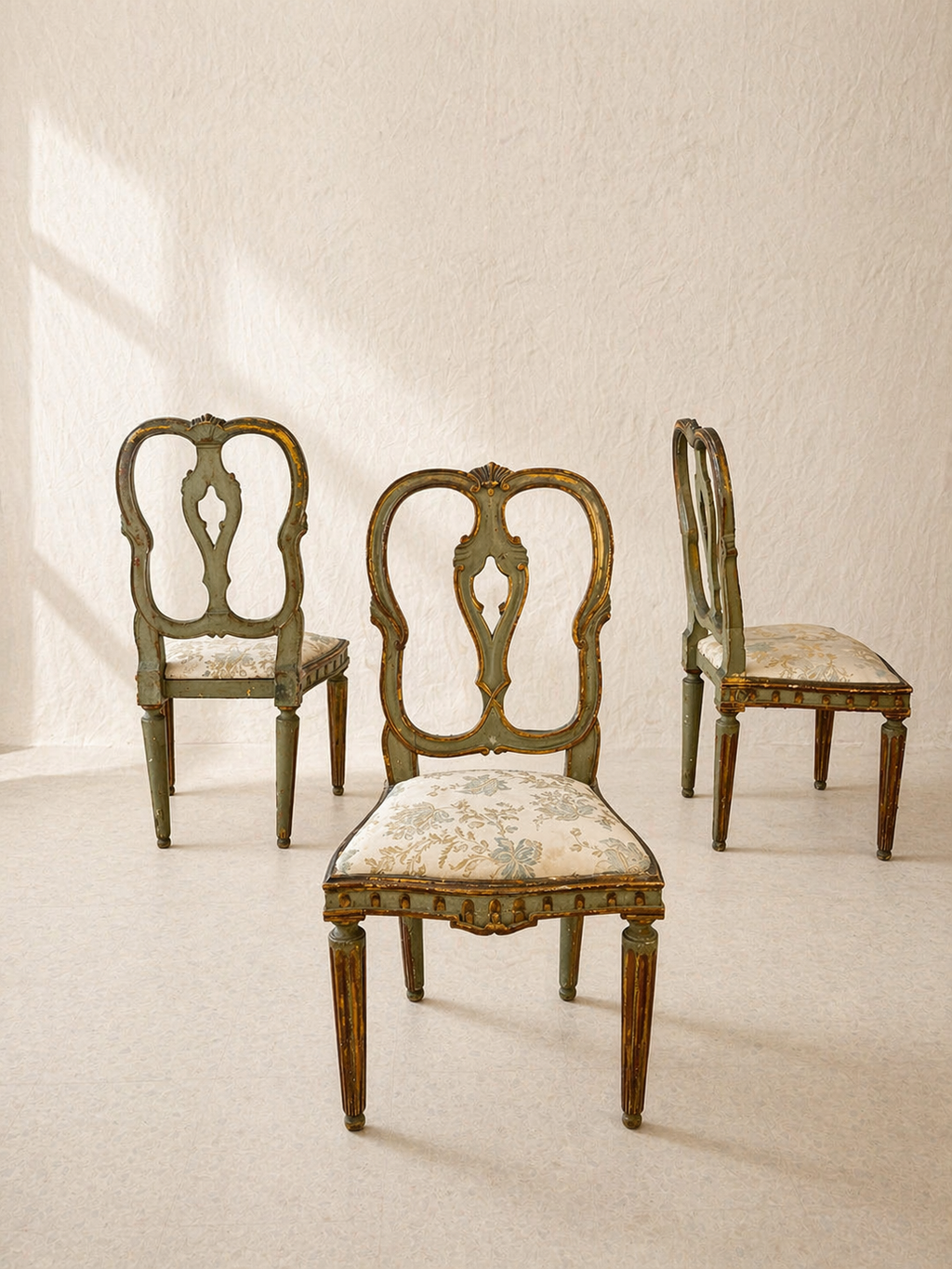 CONJUNTO DE 6 SILLAS VENECIANAS S.XVIII