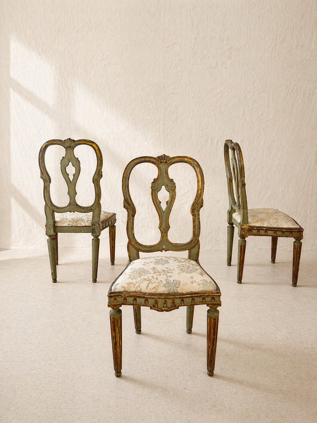 CONJUNTO DE 6 SILLAS VENECIANAS S.XVIII