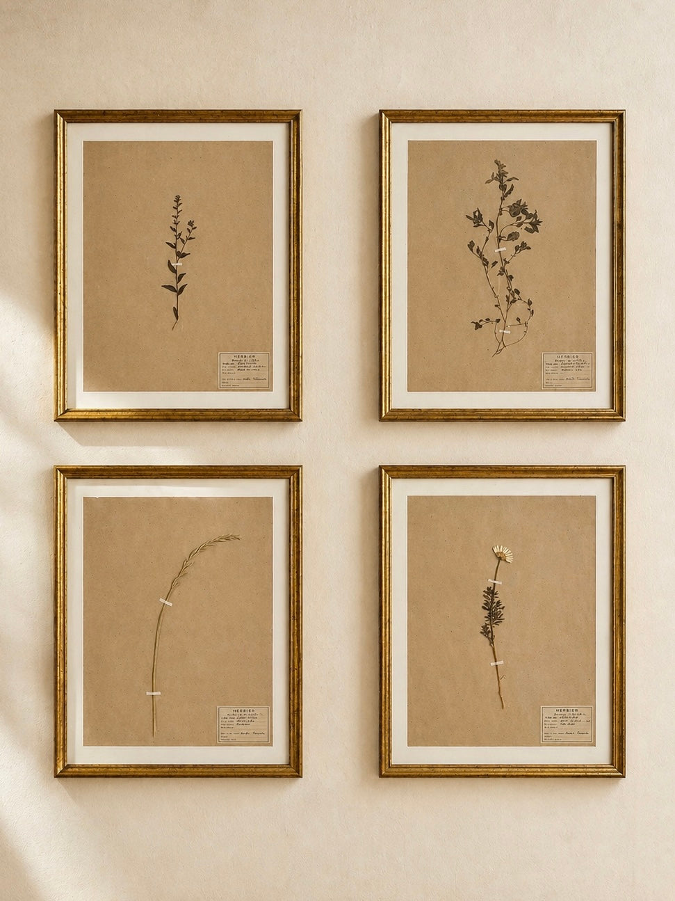 ENACADREMENTS SUR MESURE POUR HERBIERS