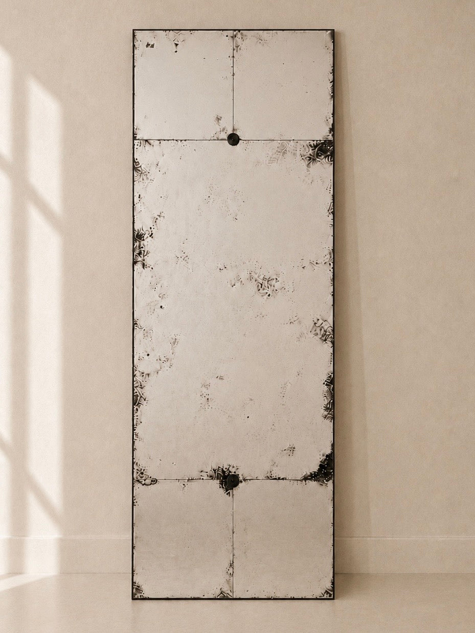 MIROIR RECTANGULAIRE AVEC VIEILLISSEMENT ARTISANAL