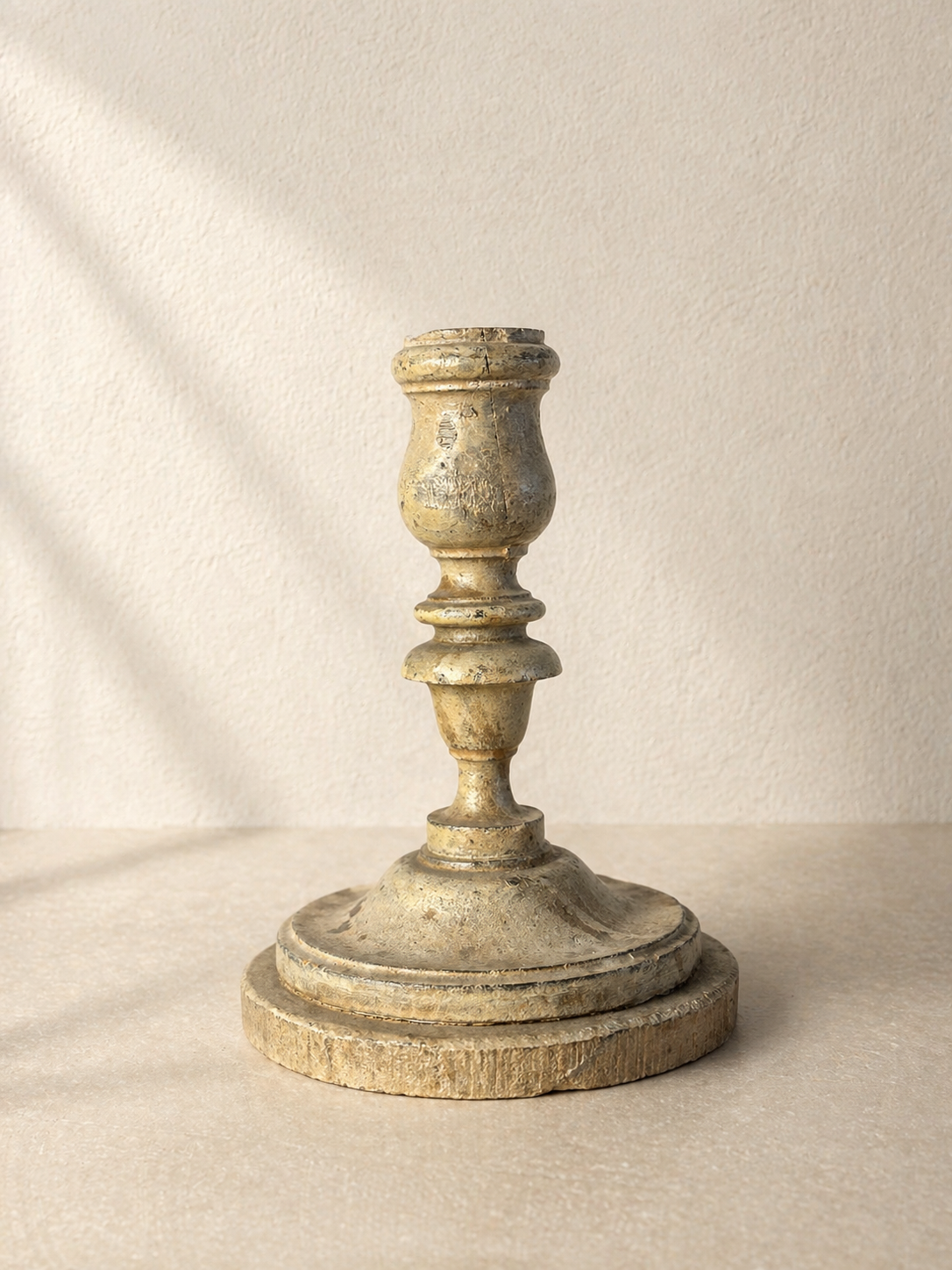 PORTUGUESE CANDLESTICKS WITH ORIGINAL 18TH CENTURY PATINA
