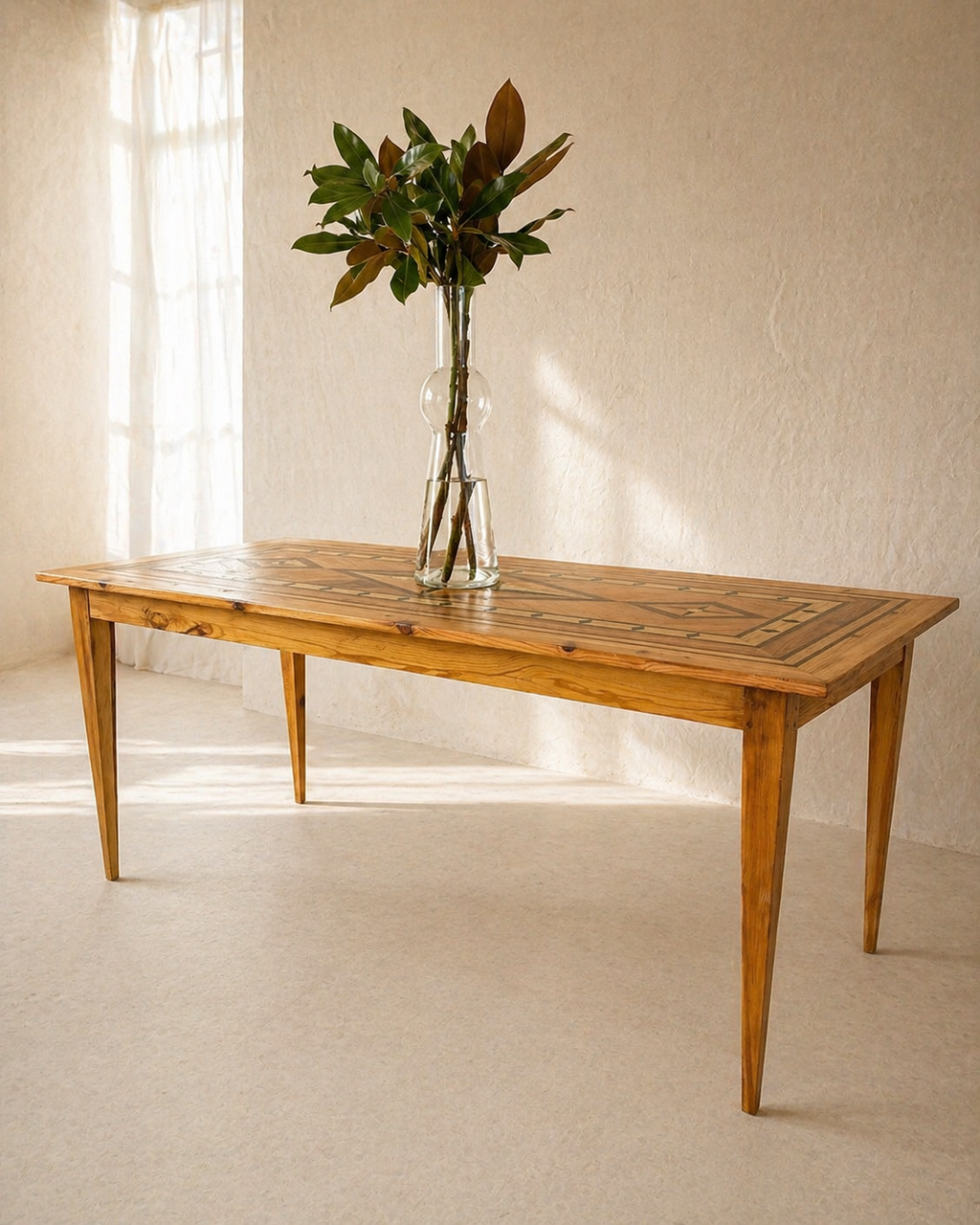 JARRÓN DE VIDRIO SOPLADO