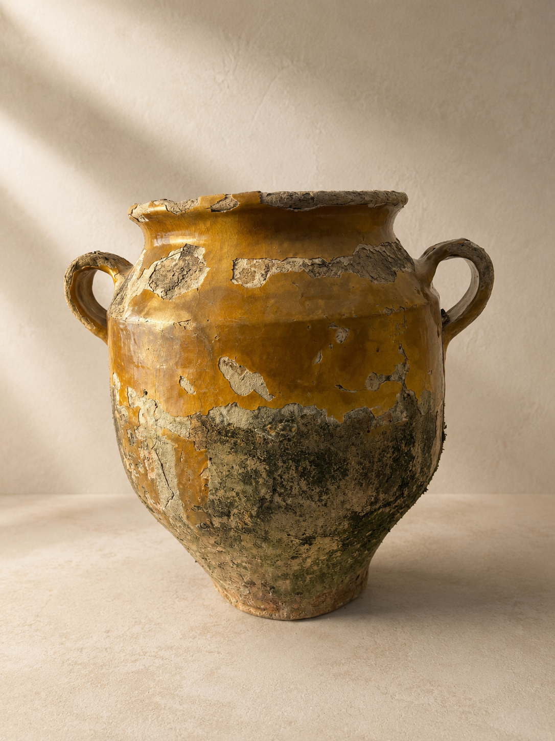 VASIJA FRANCESA PARA CONFIT EN TERRACOTA ESMALTADA S.XIX