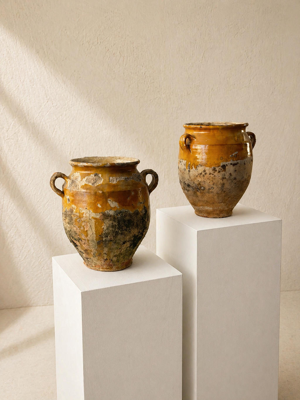 VASIJA FRANCESA PARA CONFIT EN TERRACOTA ESMALTADA S.XIX