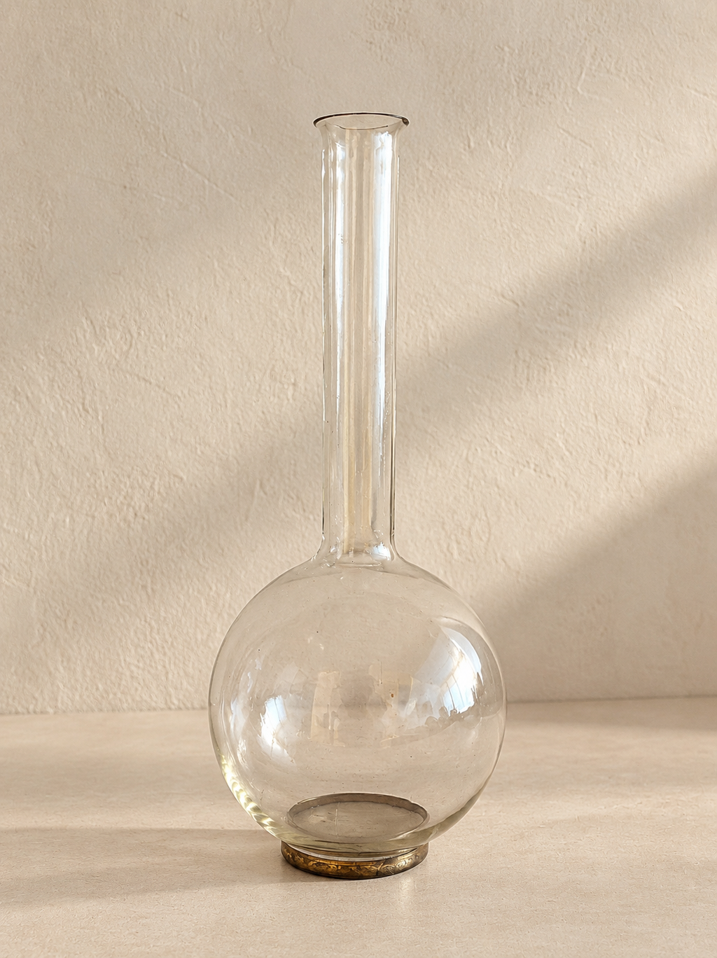 PAIRE DE FLASQUES EN VERRE ANCIENNES
