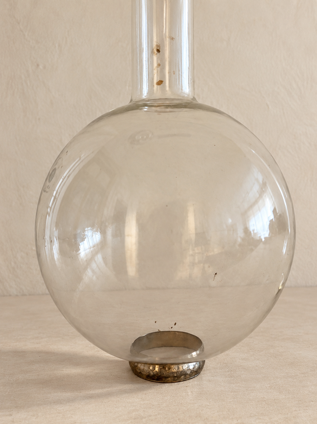 PAIRE DE FLASQUES EN VERRE ANCIENNES