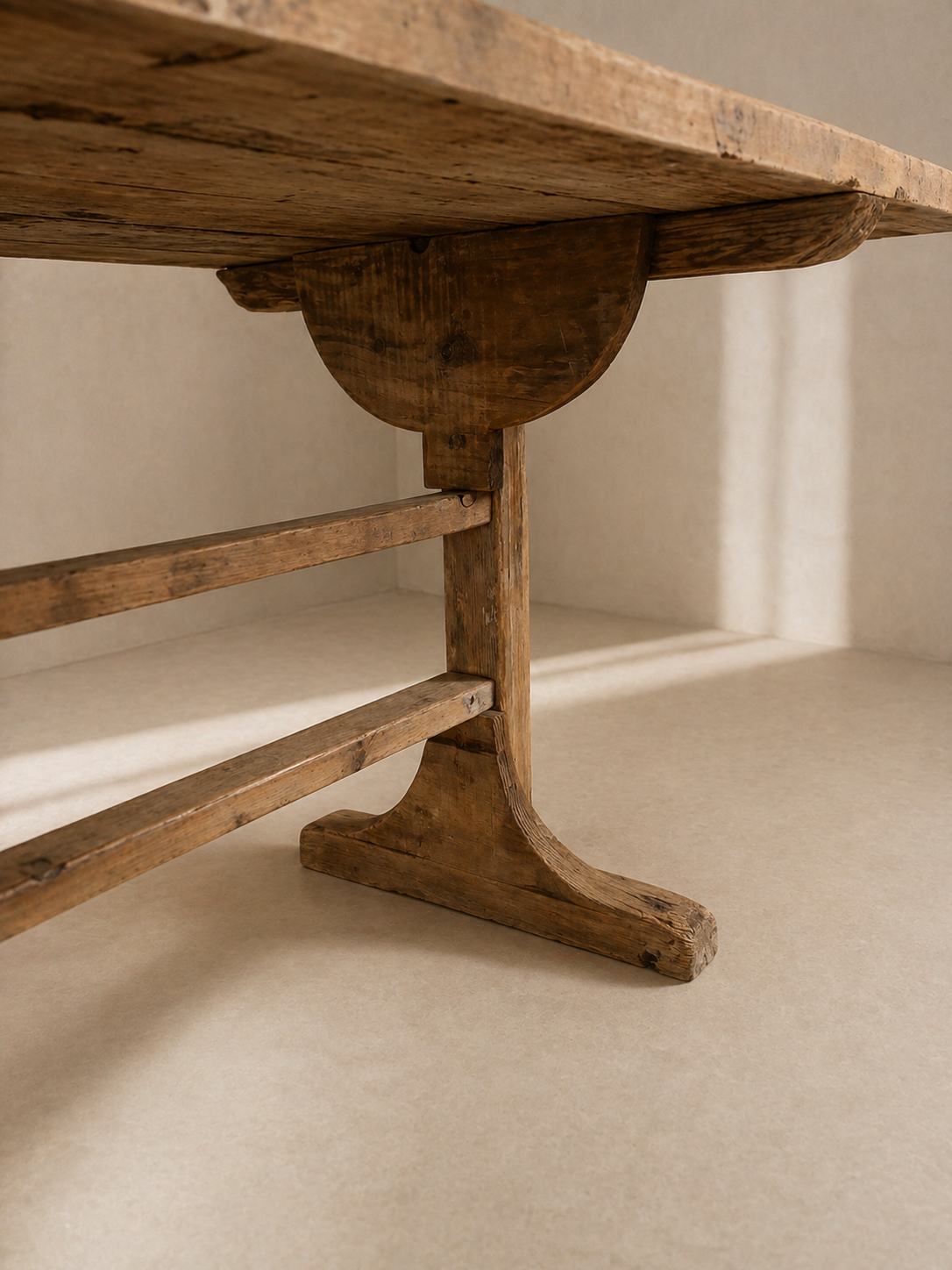 MESA DE GRANJA ARTESANAL FRANCESA C.1900
