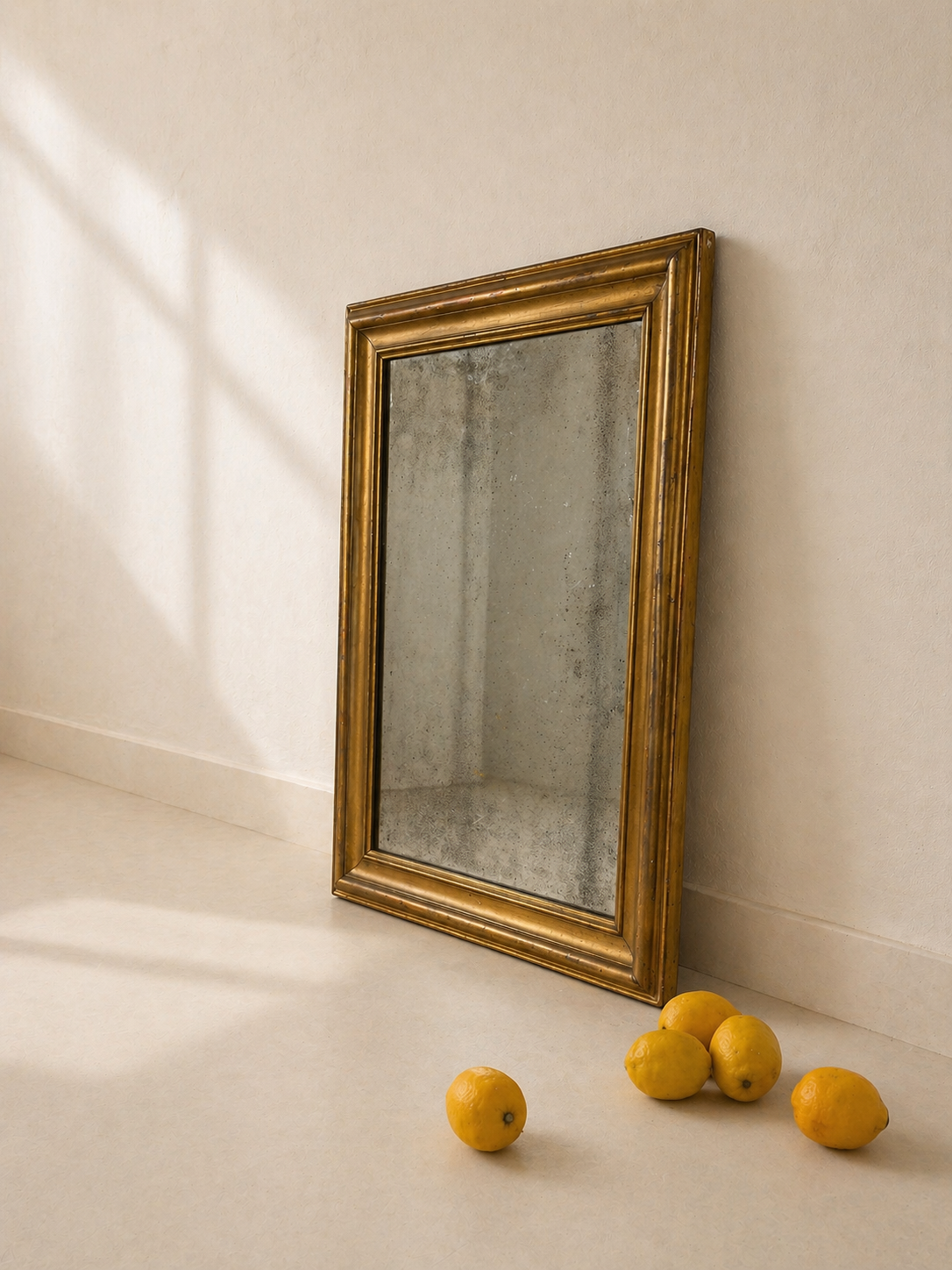 19th-CENTURY FRENCH RECTANGULAR MIRROR