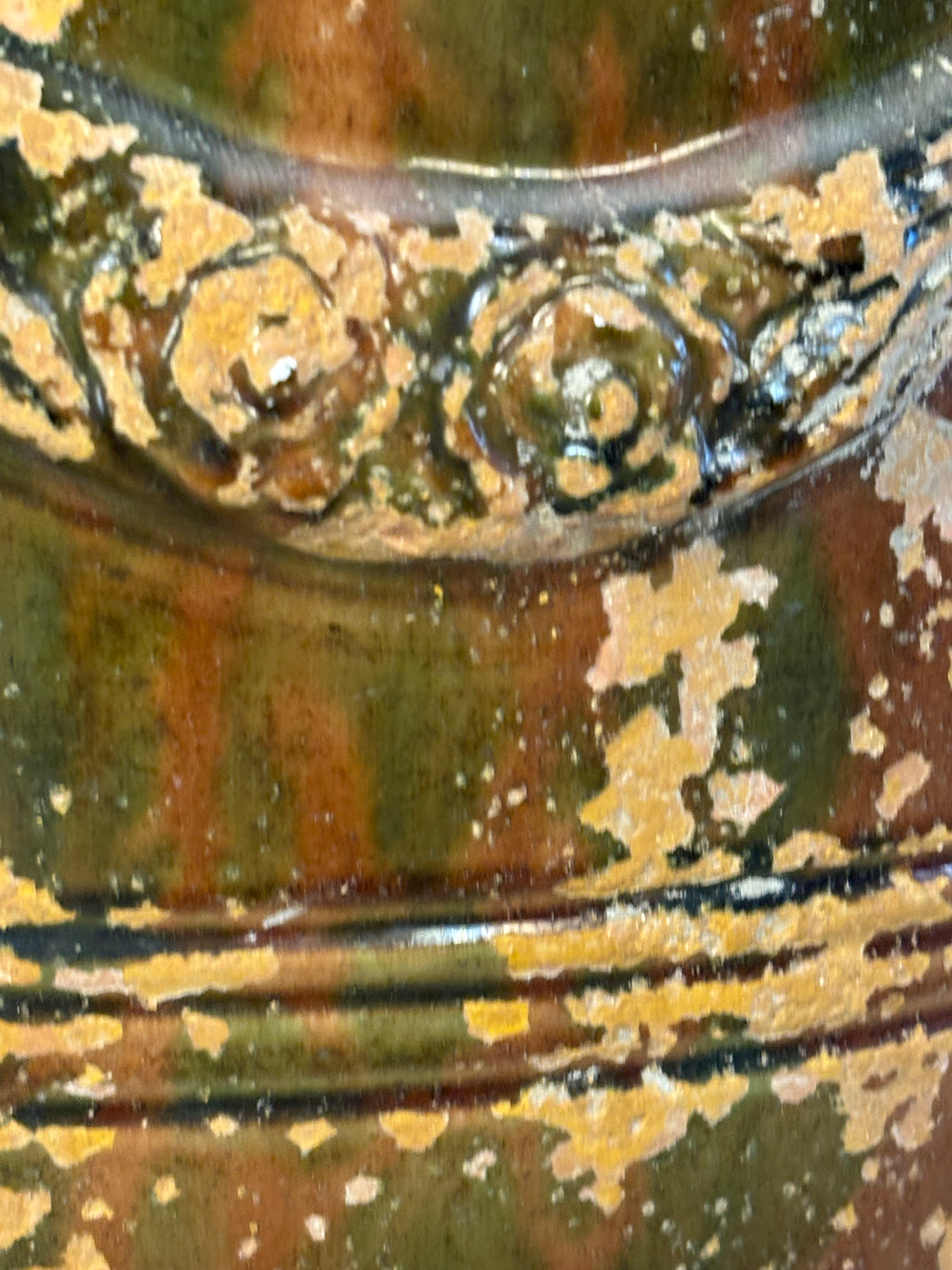 MACETERO PROVENZAL EN TERRACOTA DE ANDUZE ESMALTADA