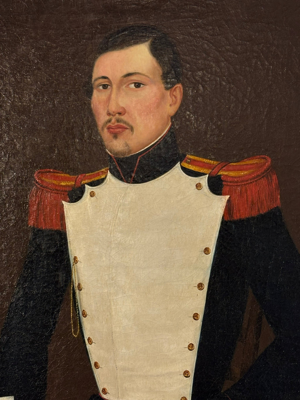 PORTRAIT OF AN OFFICER, OIL ON CANVAS, 1832
