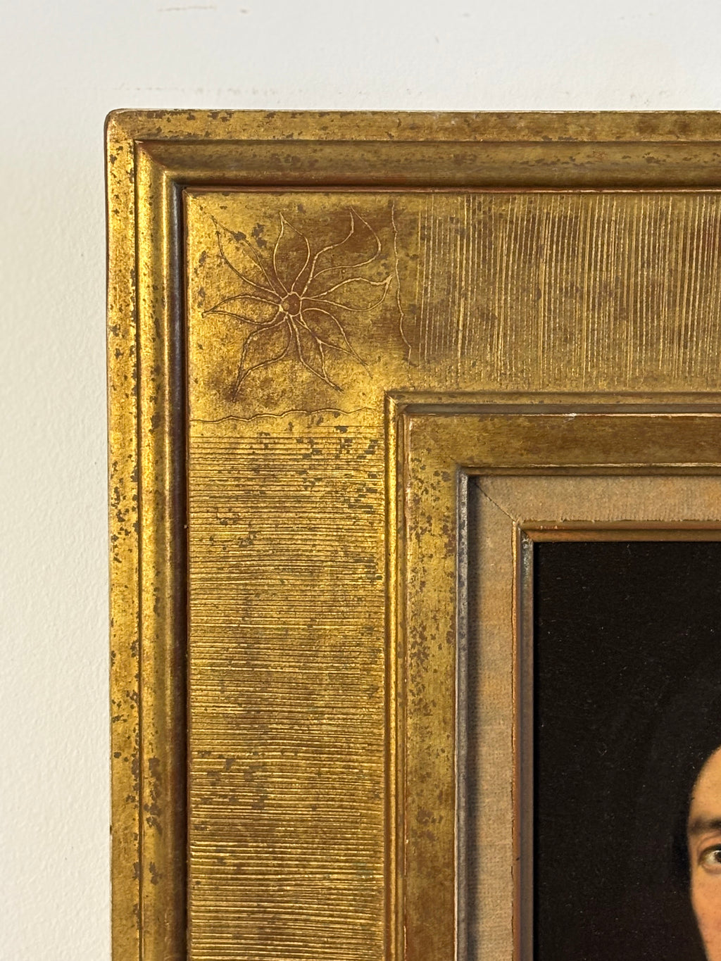 PORTRAIT DE GENTILHOMME FRANÇAIS, HUILE SUR TOILE XIXe SIÈCLE