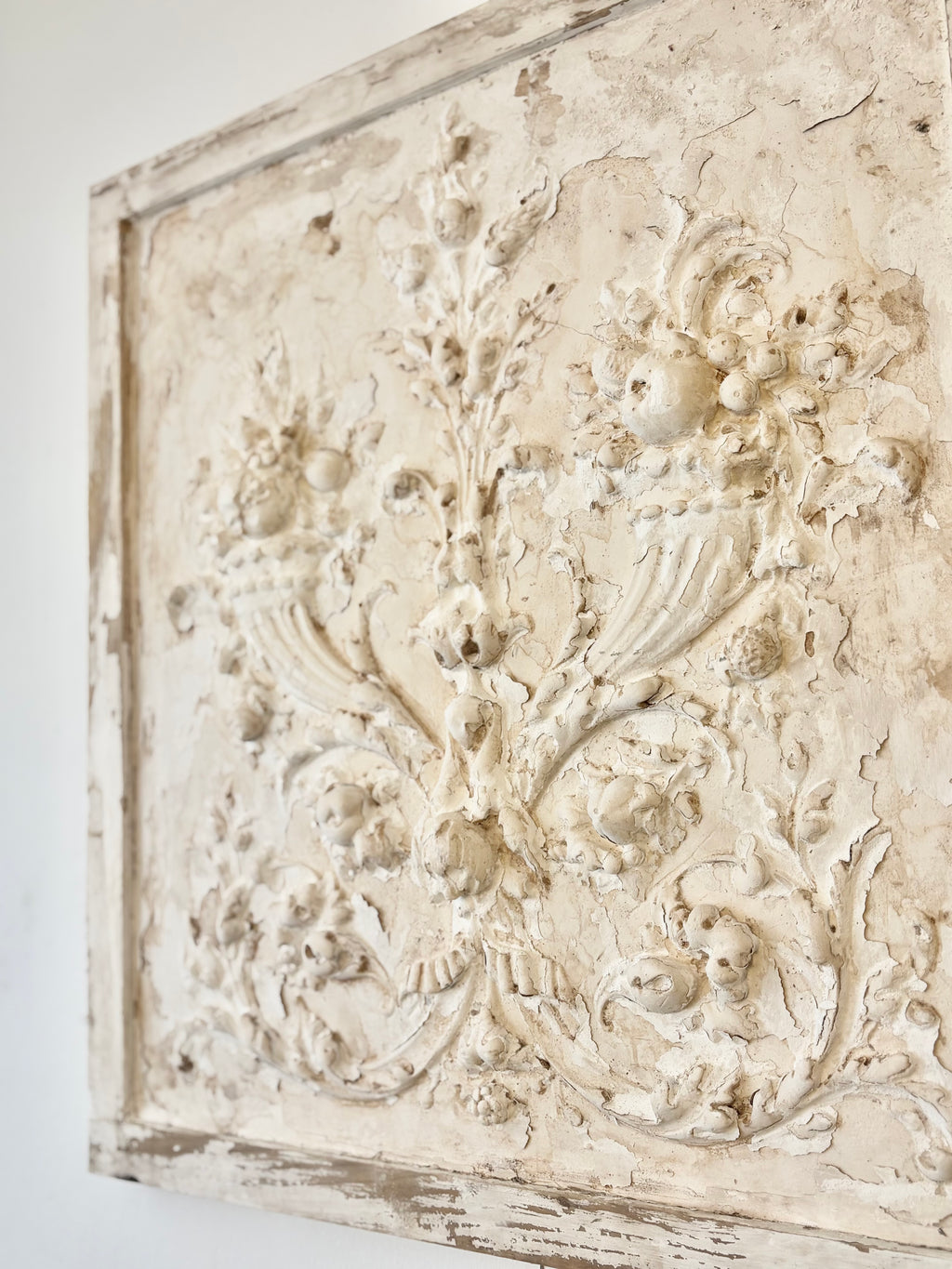 NEOCLASSICAL PLASTER PANEL, FRANCE C.1900