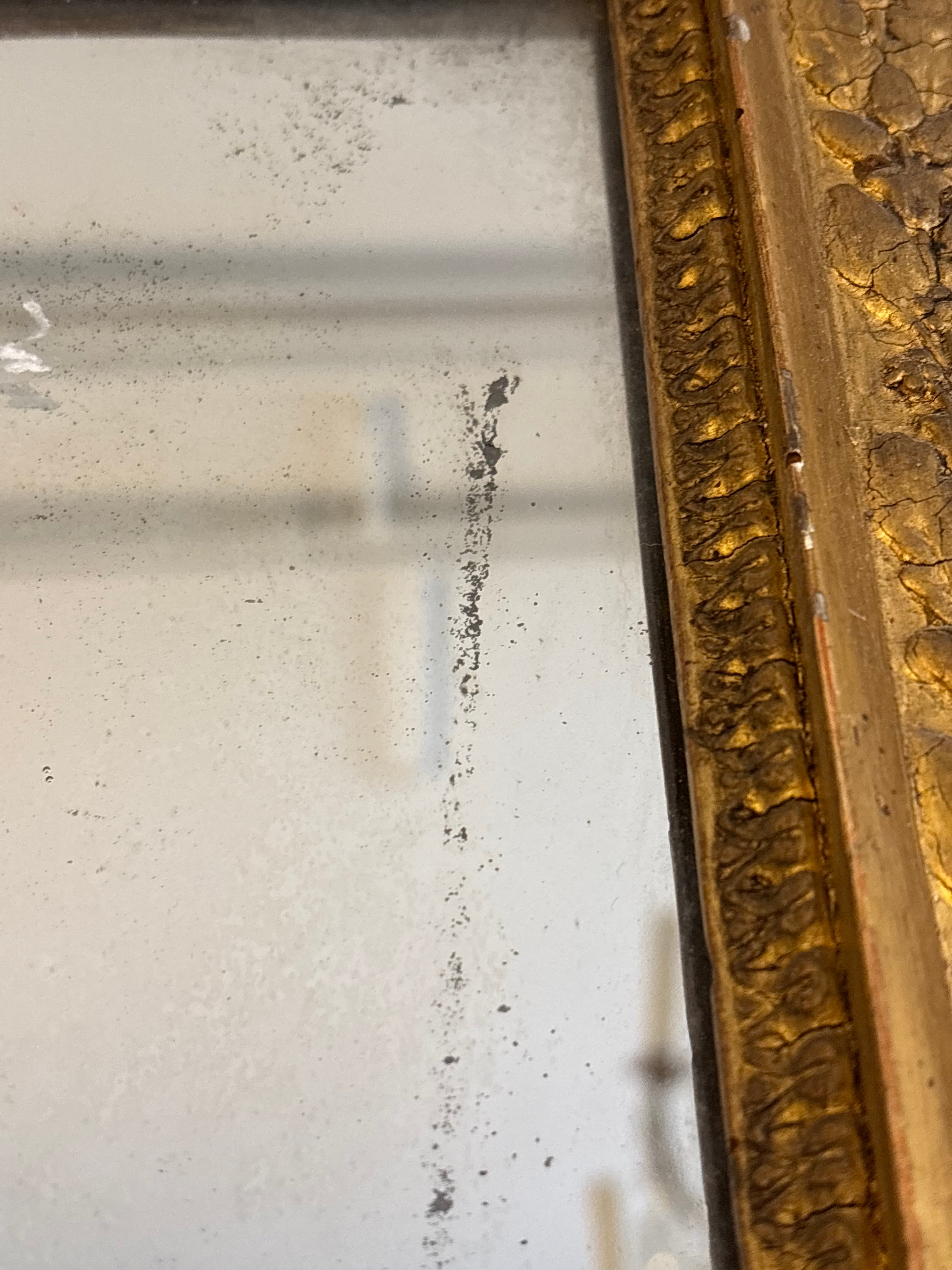 GRAN ESPEJO FRANCÉS DE ÉPOCA IMPERIO CON MOTIVOS MITOLÓGICOS C.1810